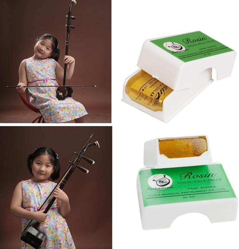 SETHDA Geva Natural Violin Rosin 8 pack Violin Rosin Light Low Dust Resin Suit for Violin Viola & Cello - Image 4